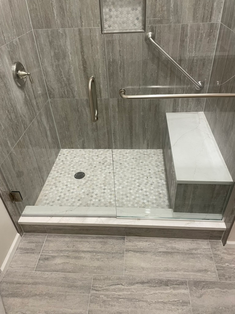 Custom tile shower — Wheeling, IL